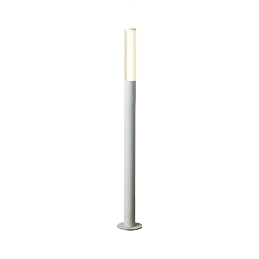 Minimalist LED Bollard Garden Light — Aluminum, High-Transparency Glass, IP65, Ra90, 4 Heights
