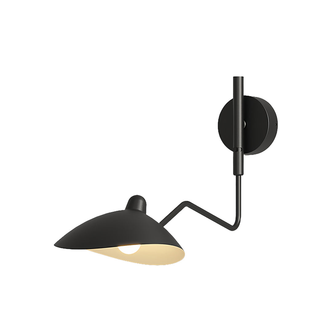 Vintage Swing-Arm Wall Sconce — Iron, E27 LED, 3-Step Dimming, 360° Rotatable, 1- or 2-Light, 4 Sizes