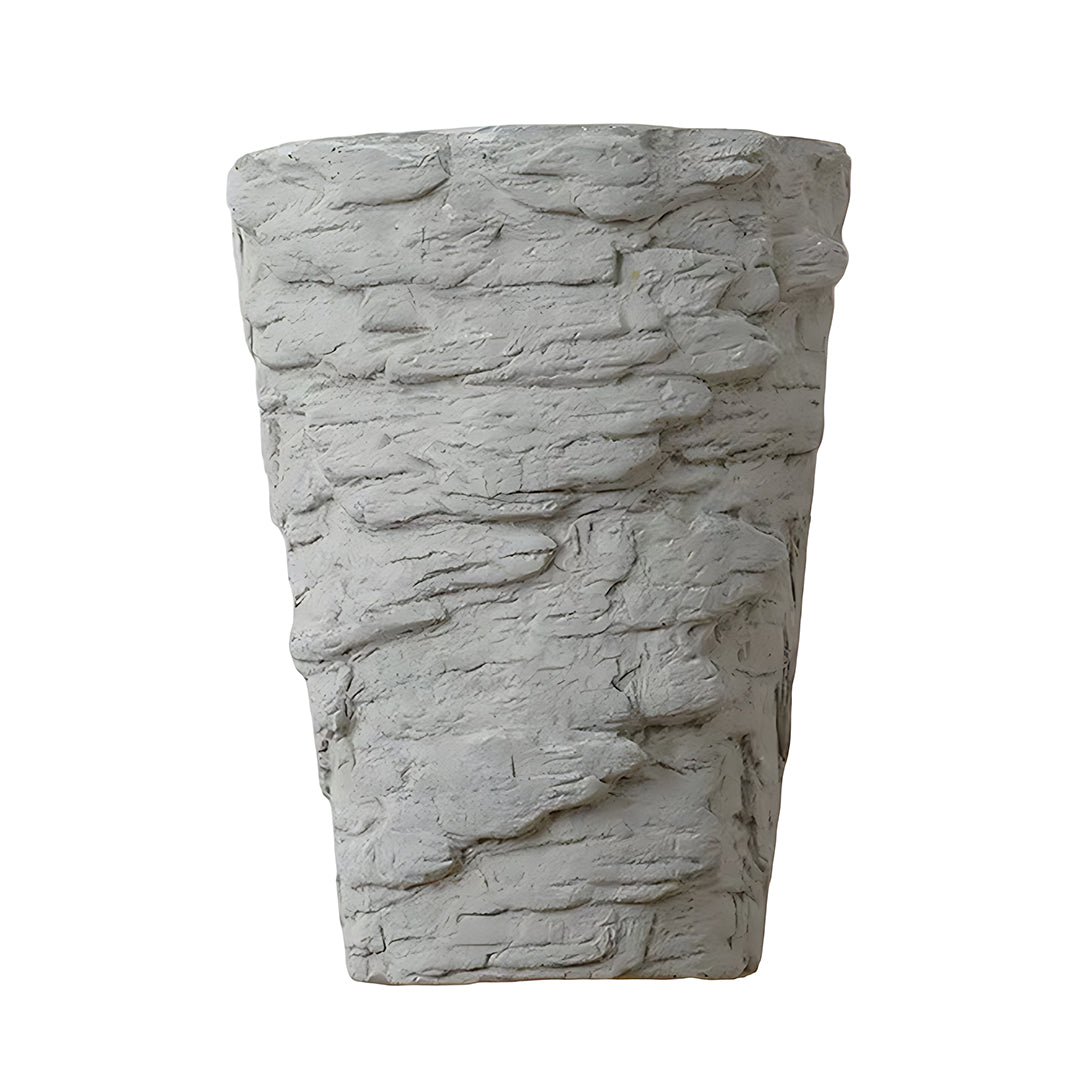 Minimalist Cement Wall Sconce — Up-Light, E14, 12W, 3-Step Dimming (3000K/4000K/6000K), Multiple Shapes