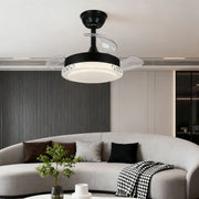Quiet 3-Blade Flush Mount Ceiling Fan with Light Luxe