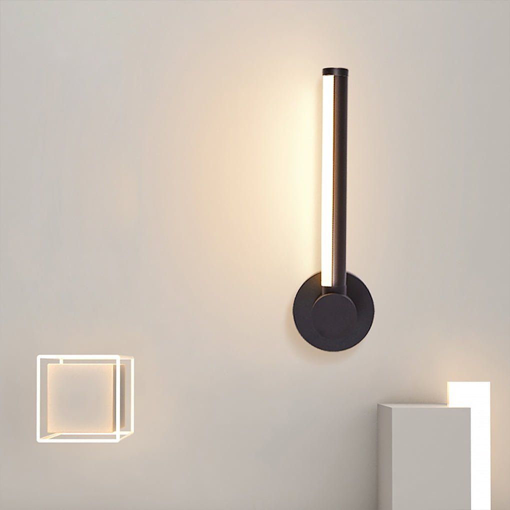 three color dimmable led wall lamp with rotatable design for living room background