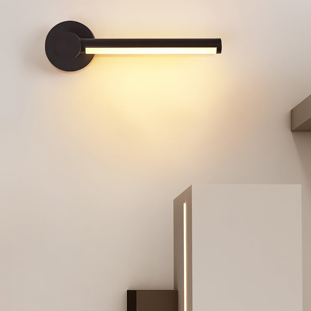 three color dimmable led wall lamp with rotatable design for living room background