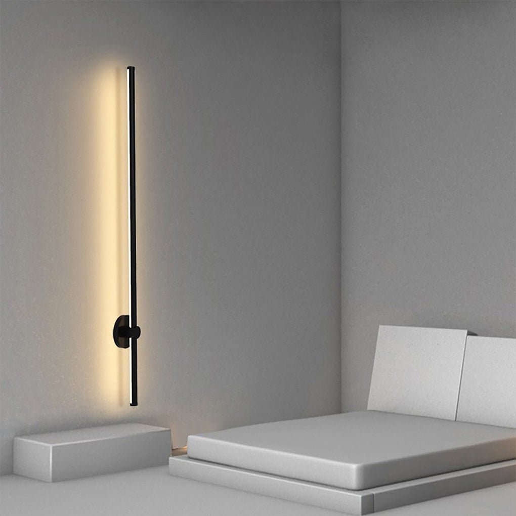 three color dimmable led wall lamp with rotatable design for living room background
