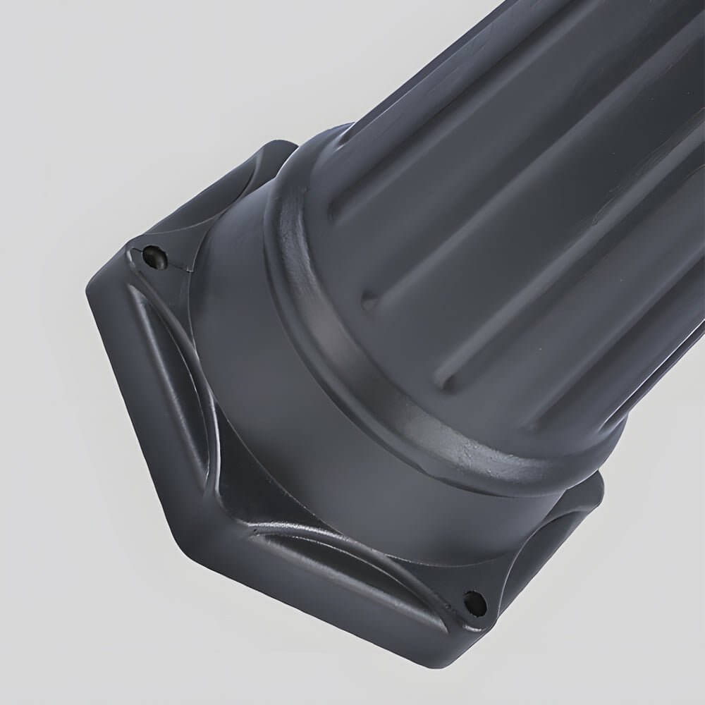 traditional outdoor street lights with post top 3 light design in black finish