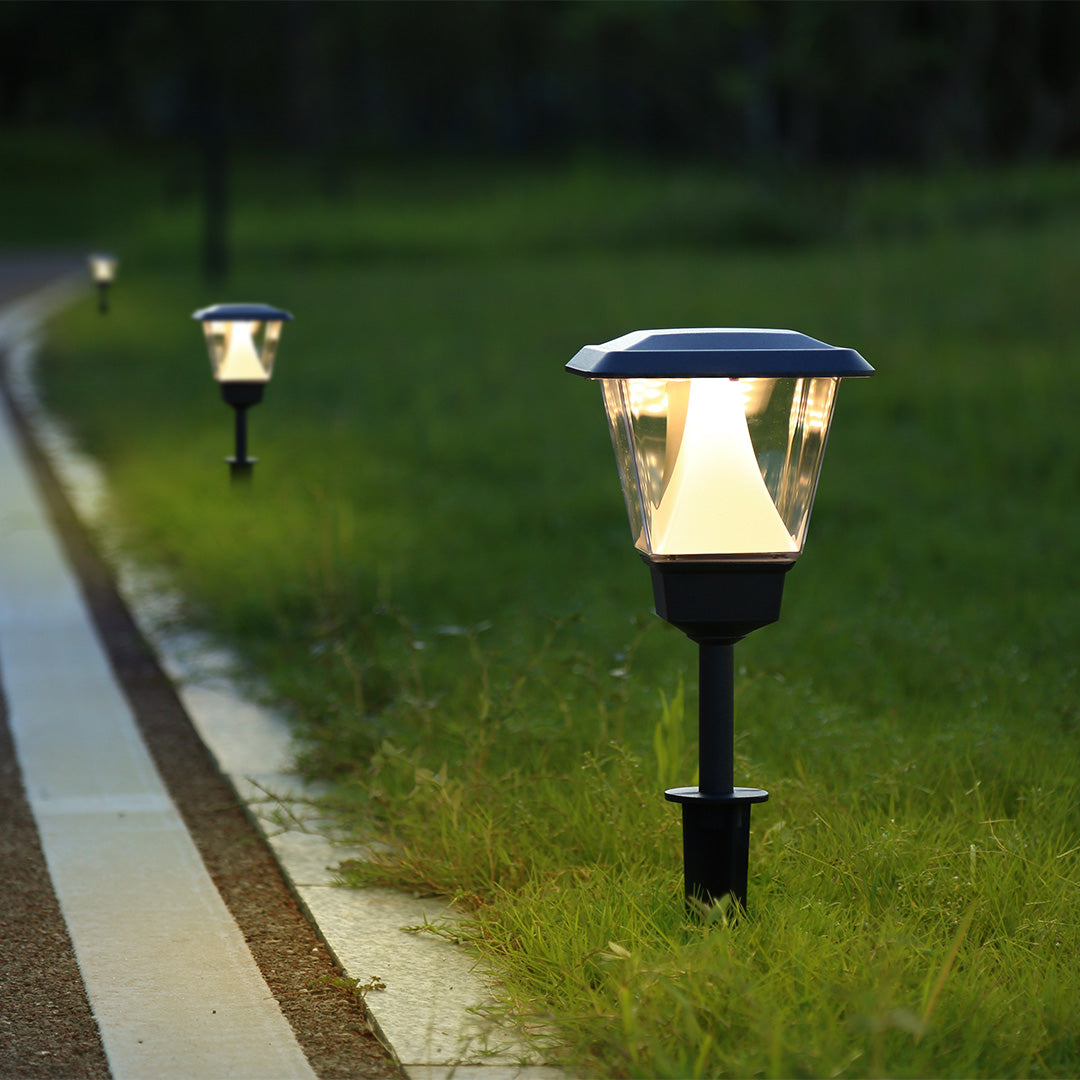 Modern Minimalist LED Path Light — Die-Cast Aluminum, 8W OSRAM, 3000K, IP65 Weatherproof, Matte Black
