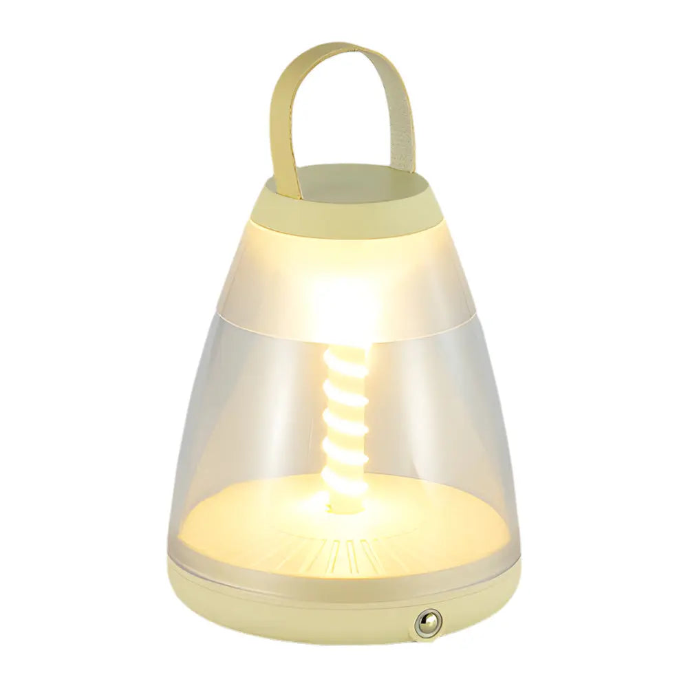 Spiral LED Portable Outdoor Table Lamp - Battery Powered and Easy to Carry Luxe