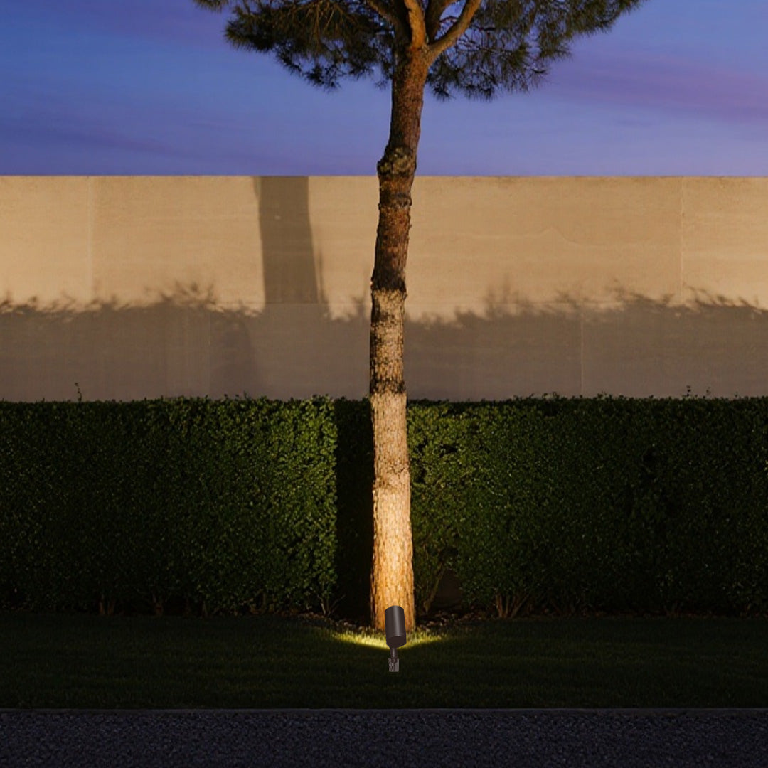 LED Landscape Ground Spotlight — Die-Cast Aluminum, 3000K, IP65, DC24V, 6W–24W