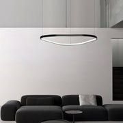 triangle ring chandelier in black available in 1 2 or 3 lights