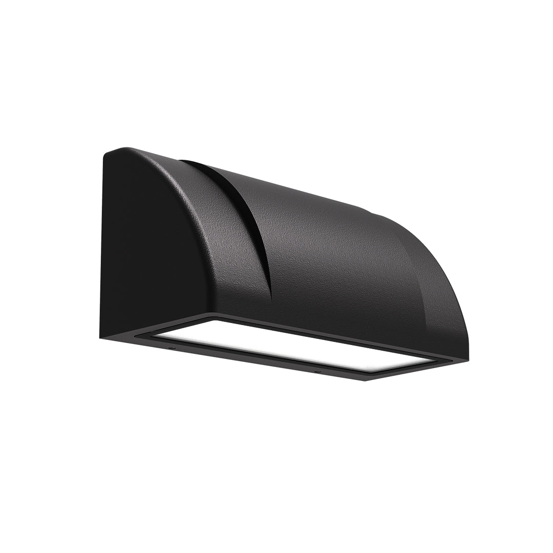 Modern Geometric Outdoor Wall Sconce — Die-Cast Aluminum, 8W OSRAM LED, 3000K, IP65, Hardwired