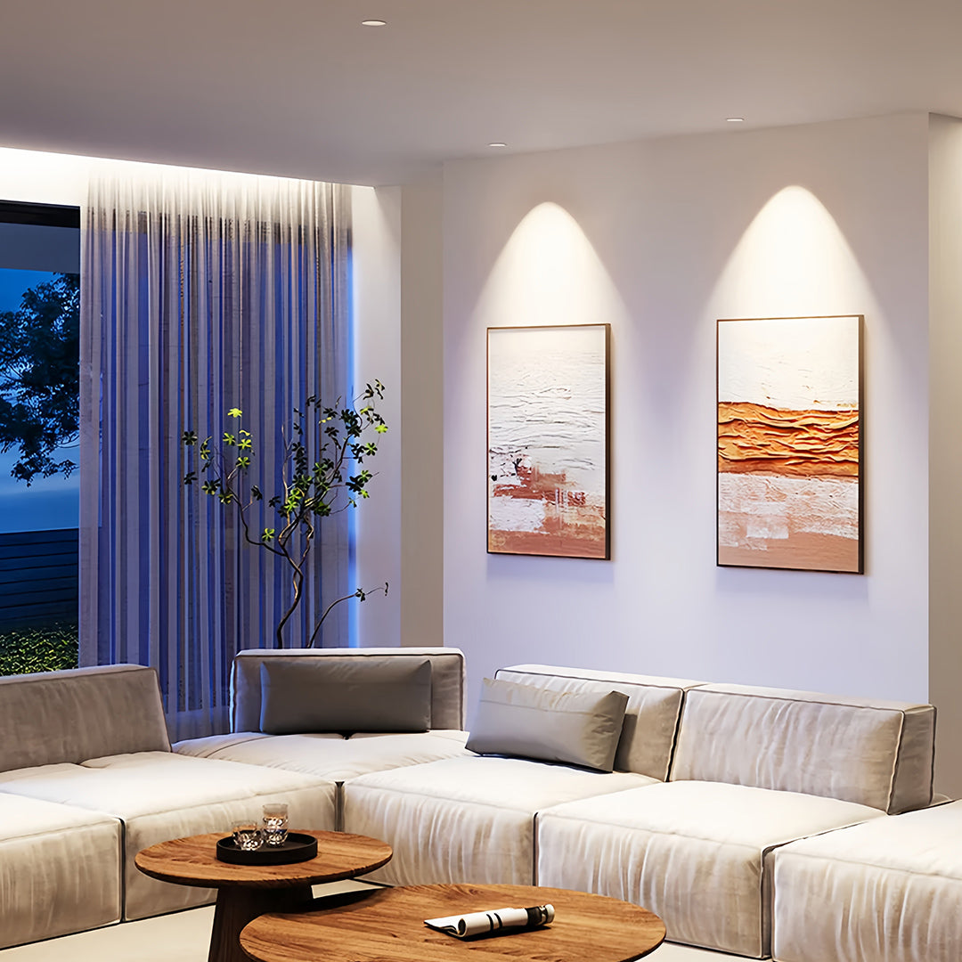 Integrated LED Round Trimless Recessed Downlight Ceiling Light