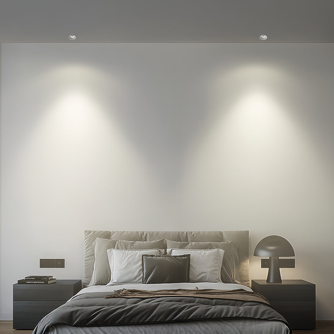 Trimless Round Recessed Downlight — Integrated LED, 7W–15W, UGR≤9 Anti-Glare, 3000K–6000K, Ra≥98
