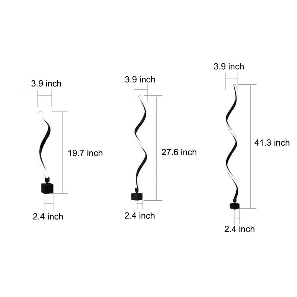 twisted seaweed shaped solar lawn lights li002228