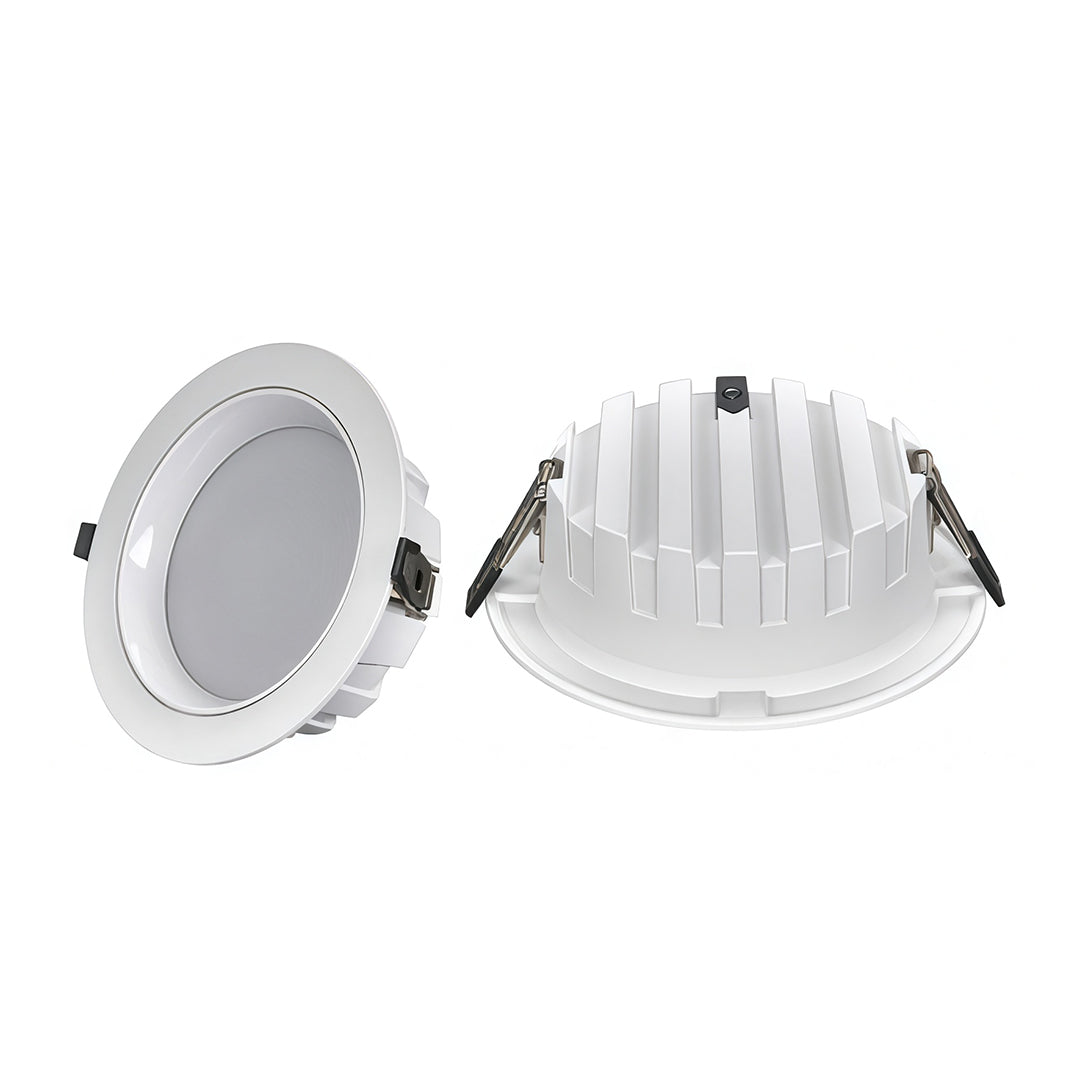 Anti-Glare LED Recessed Downlight — Aluminum & Acrylic, 2.5"–8", 12W–35W, 3000K / 4000K / 6000K