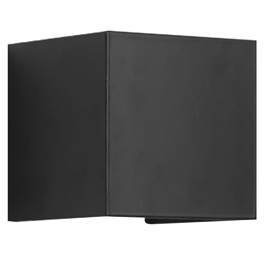 Square Up/Down Outdoor Wall Sconce — Aluminum & Glass, LED 6W, 3000K, IP54 Weatherproof