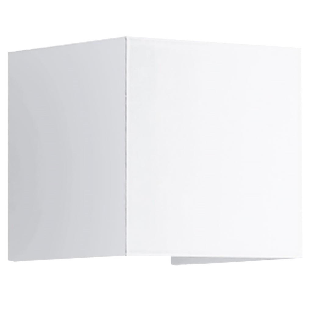 Square Up/Down Outdoor Wall Sconce — Aluminum & Glass, LED 6W, 3000K, IP54 Weatherproof