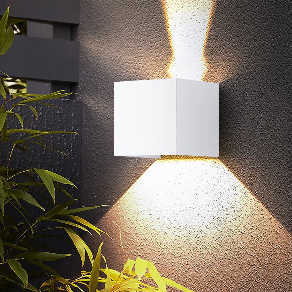 Adjustable Modern Square Waterproof Up and Down Exterior Lights