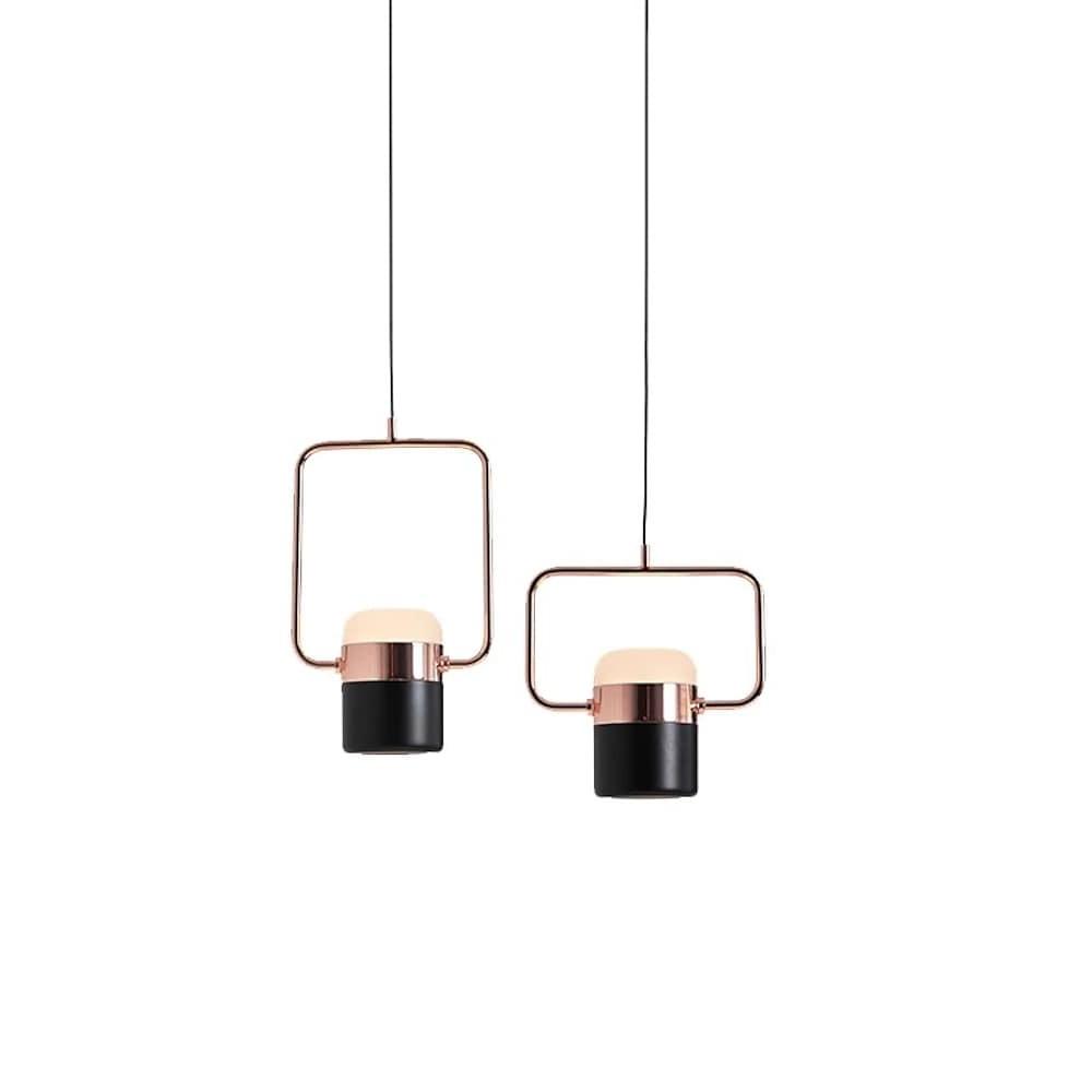 Microphone-Shape Mini Pendant Light — Metal, 10W LED, 3000K, 79" Adjustable Cord