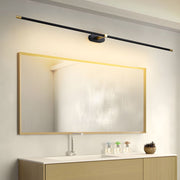 ultra slim cylindrical led bathroom vanity light with indirect lighting available in 268 386 and 504 lengths