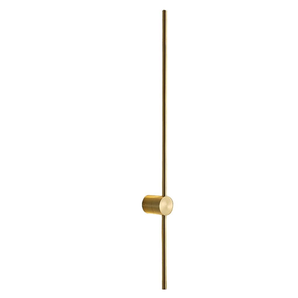 ultra thin black and gold nordic led linear wall lights