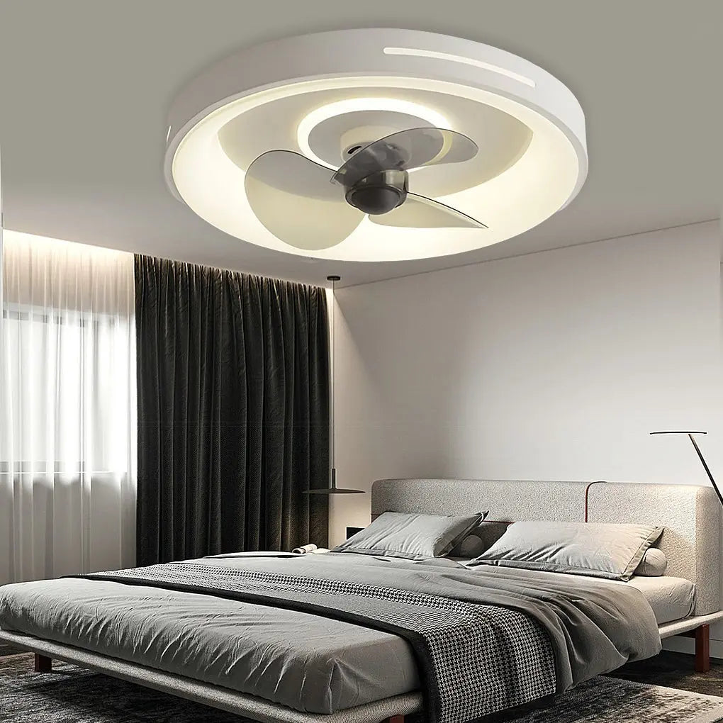 Ultra-Thin Nordic Inverter Ceiling Fan Light - Silent and Intelligent Ceiling Fan Lamp Luxe
