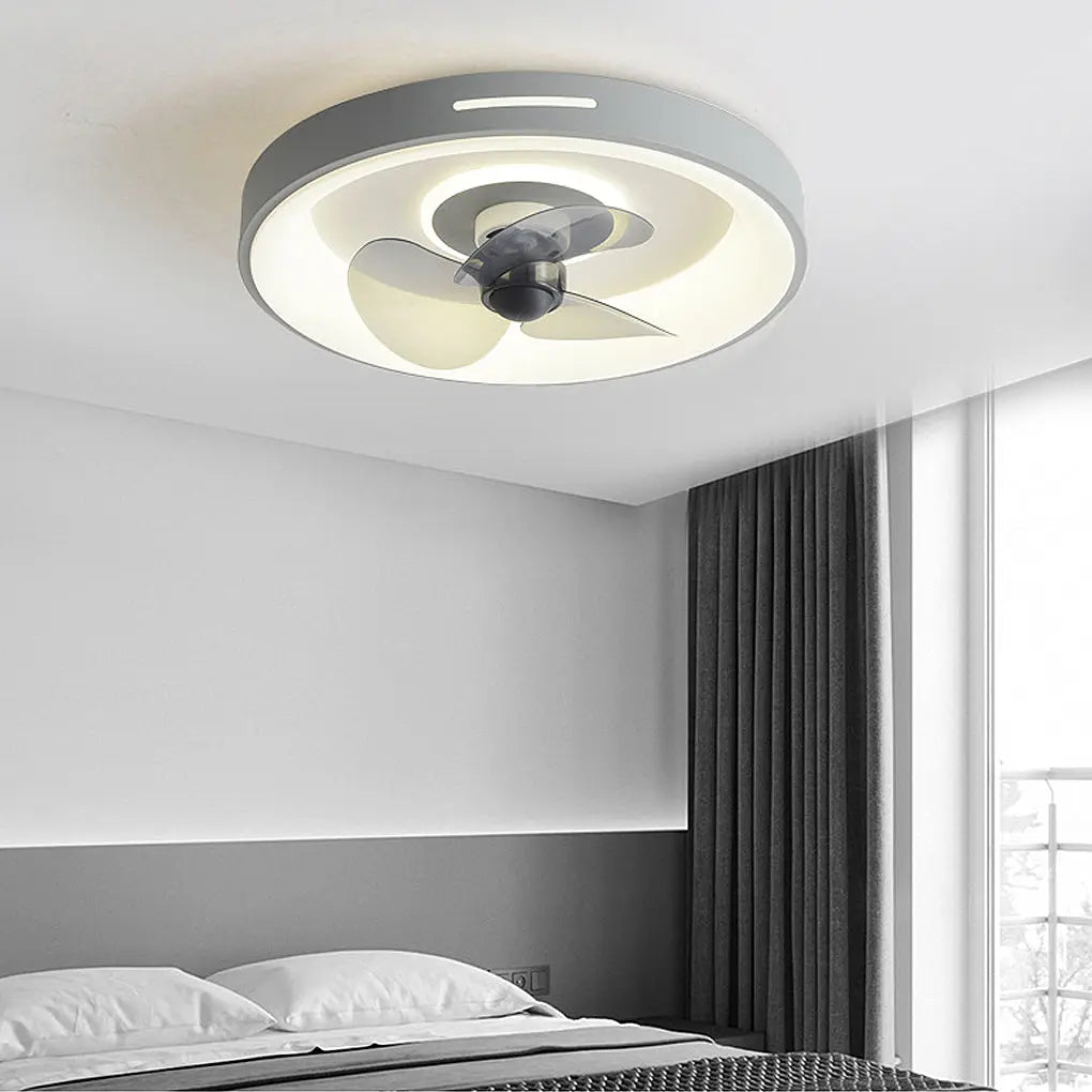 Ultra-Thin Nordic Inverter Ceiling Fan Light - Silent and Intelligent Ceiling Fan Lamp Luxe