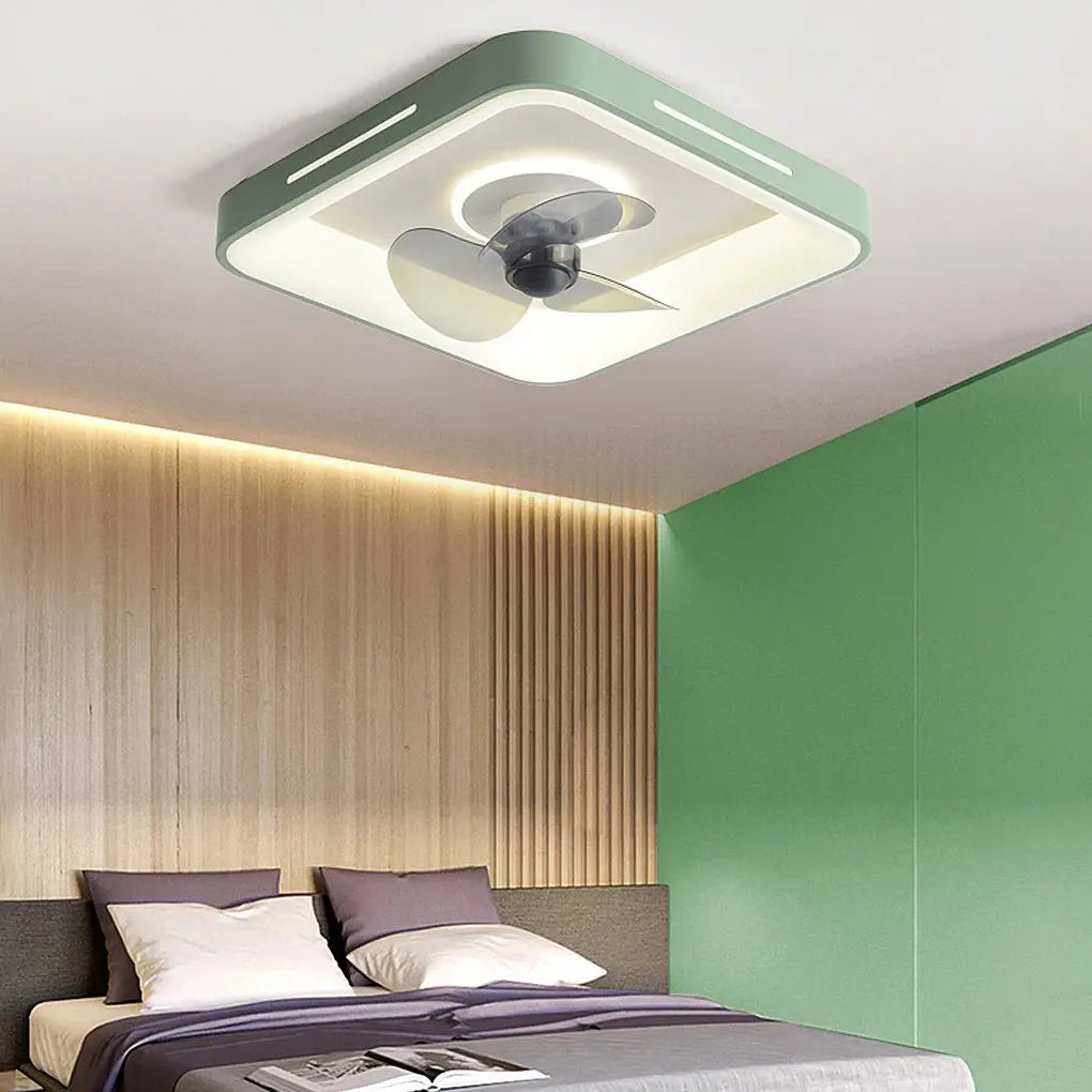 Ultra-Thin Nordic Inverter Ceiling Fan Light - Silent and Intelligent Ceiling Fan Lamp Luxe