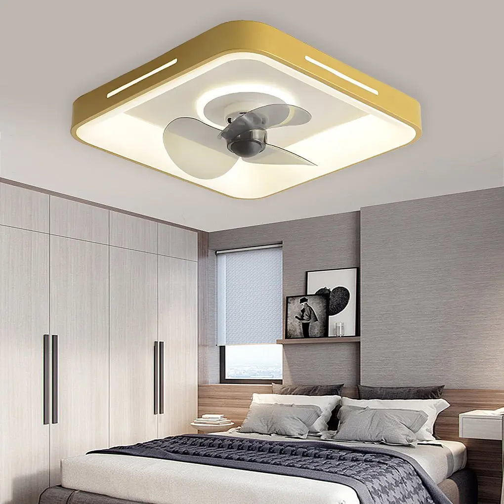 Ultra-Thin Nordic Inverter Ceiling Fan Light - Silent and Intelligent Ceiling Fan Lamp Luxe