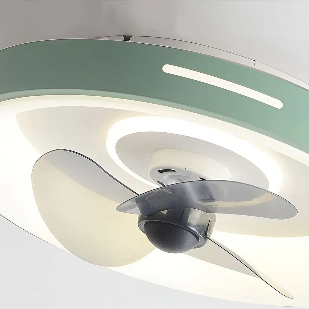 Ultra-Thin Nordic Inverter Ceiling Fan Light - Silent and Intelligent Ceiling Fan Lamp Luxe