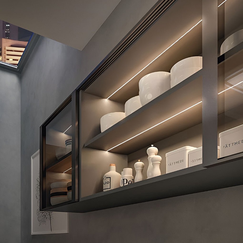 under cabinet mini recessed invisible led strip lights linear lighting solution
