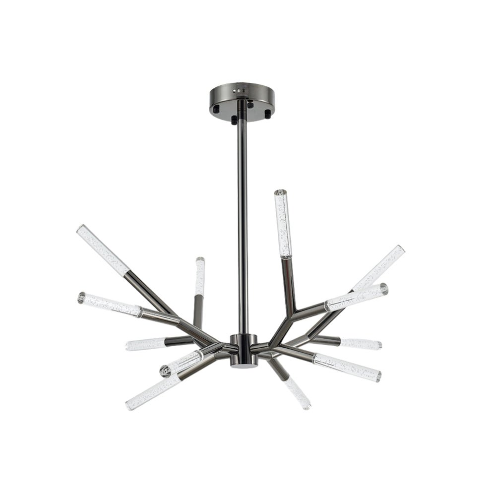 Postmodern Minimalist Chandelier Lamp with Unique Acrylic Branches and LED Lines