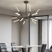 Postmodern Minimalist Chandelier Lamp with Unique Acrylic Branches and LED Lines