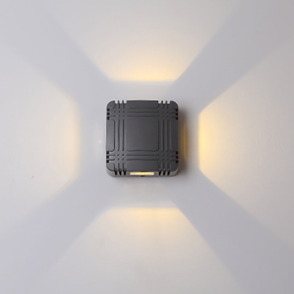 Stylish Waterproof Outdoor LED Wall Light for Villa Gates and Balconies