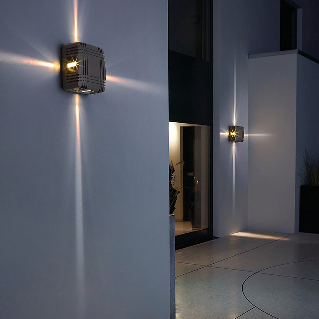 Stylish Waterproof Outdoor LED Wall Light for Villa Gates and Balconies