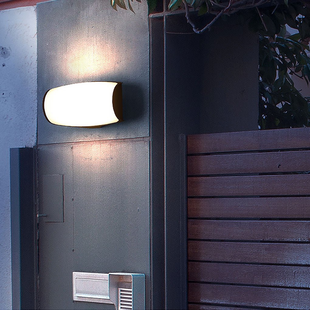 Double-Layer Outdoor Wall Sconce — Die-Cast Aluminum, LED, IP-Rated Weatherproof, Courtyard & Balcony