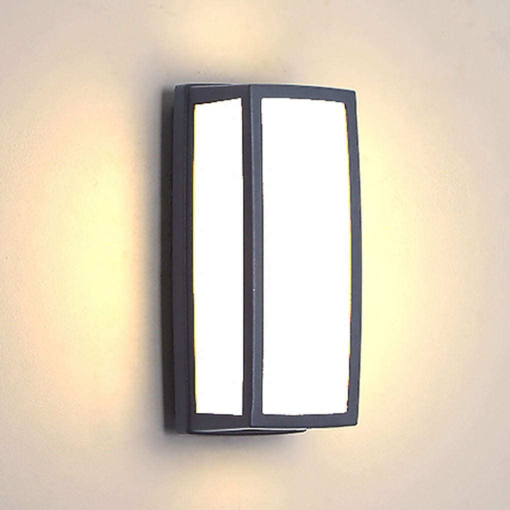 Double-Layer Outdoor Wall Sconce — Die-Cast Aluminum, LED, IP-Rated Weatherproof, Courtyard & Balcony