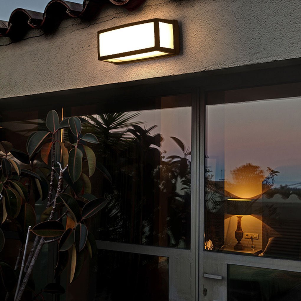 Double-Layer Outdoor Wall Sconce — Die-Cast Aluminum, LED, IP-Rated Weatherproof, Courtyard & Balcony