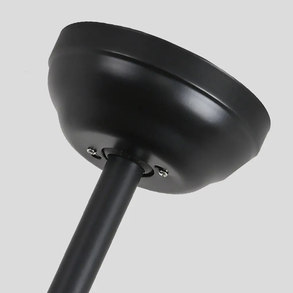 Unique Iron Ceiling Fan Light in Retro Industrial Style with Remote Control Luxe