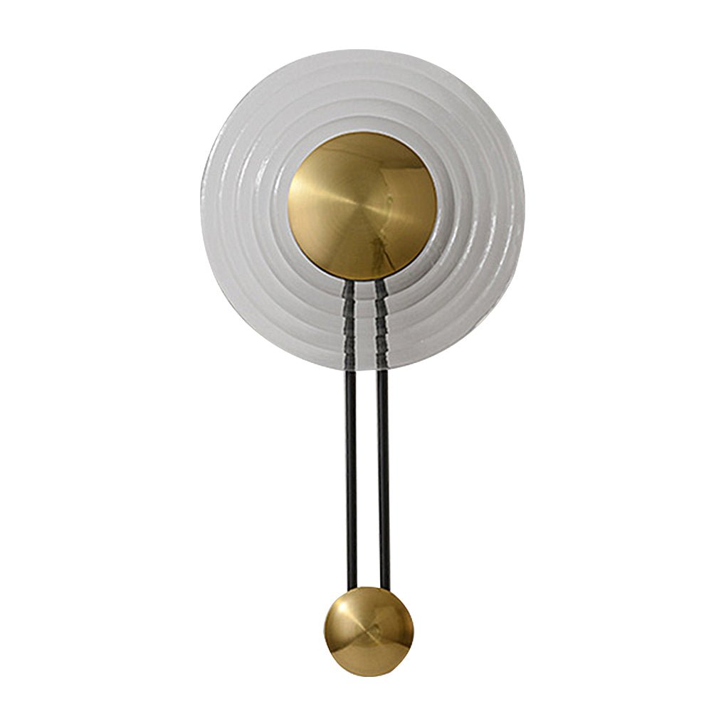 unique nordic corrugated ripple glass led wall lamp for aisle or bedside decoration