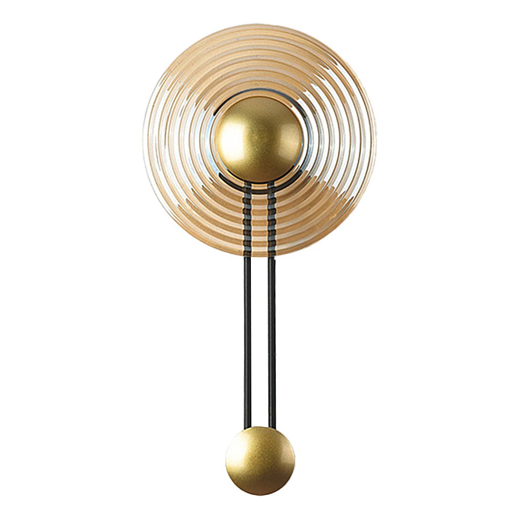 unique nordic corrugated ripple glass led wall lamp for aisle or bedside decoration