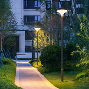 High-Pole Outdoor Street Light — Black Die-Cast Aluminum, 40W LED, Solar or Hardwired, IP65, 3000K / 6000K