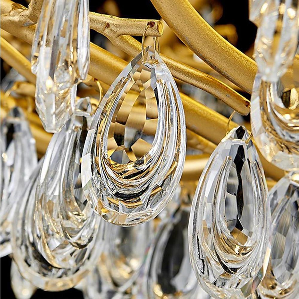 Firefly Sputnik Flush-Mount Chandelier — Aluminum, LED, Three-Step Dimming, 3000K/4500K/6000K, 24" or 31"