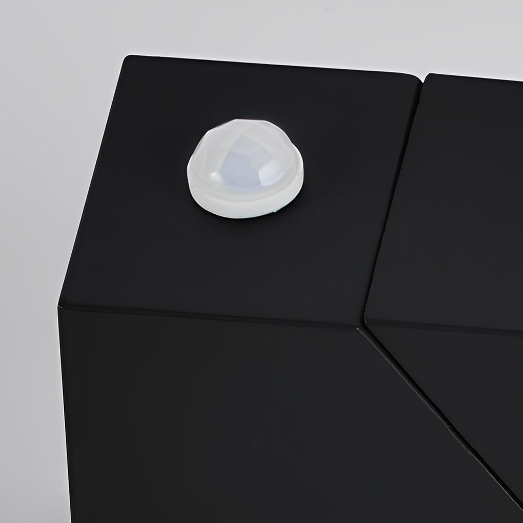 Adjustable Up/Down Outdoor Wall Sconce — Black Aluminum, COB 4000K, IP65, 1- or 2-Light, Optional Motion Sensor