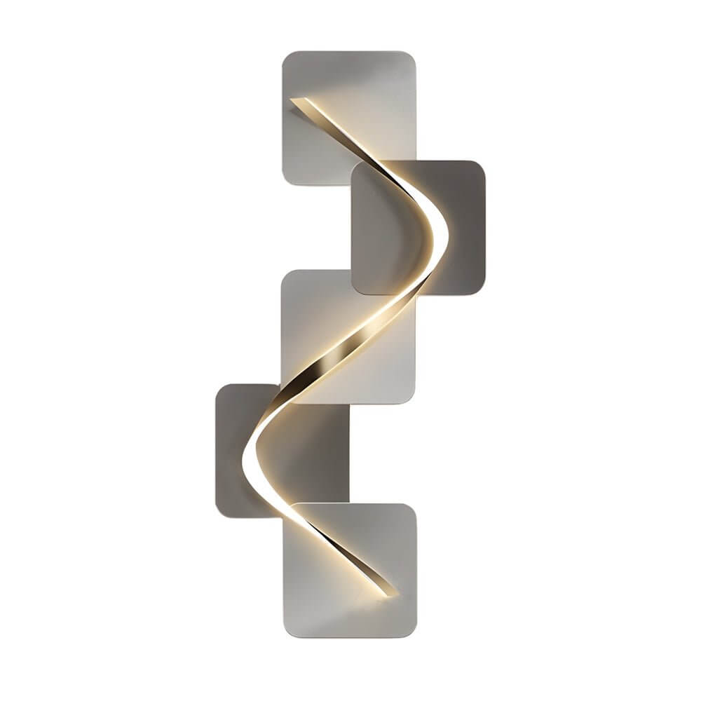 usb powered geometric led wall art decorative wall painting