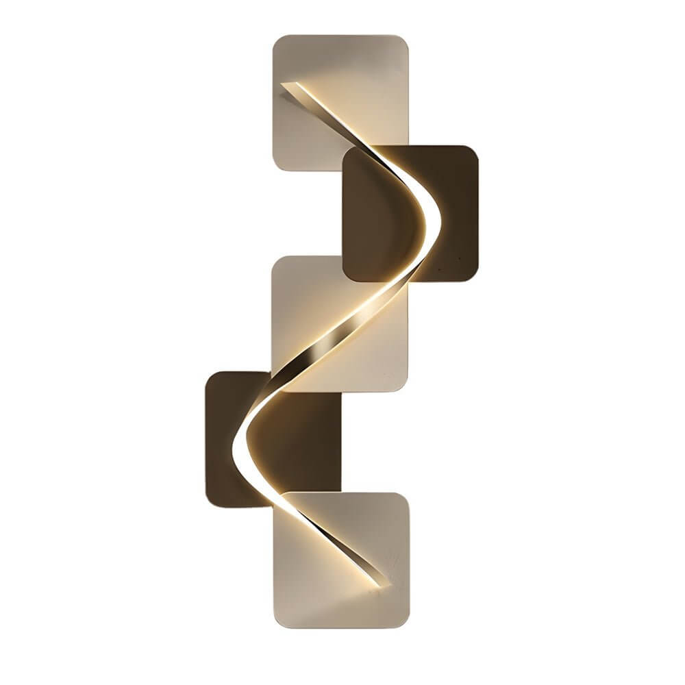 usb powered geometric led wall art decorative wall painting