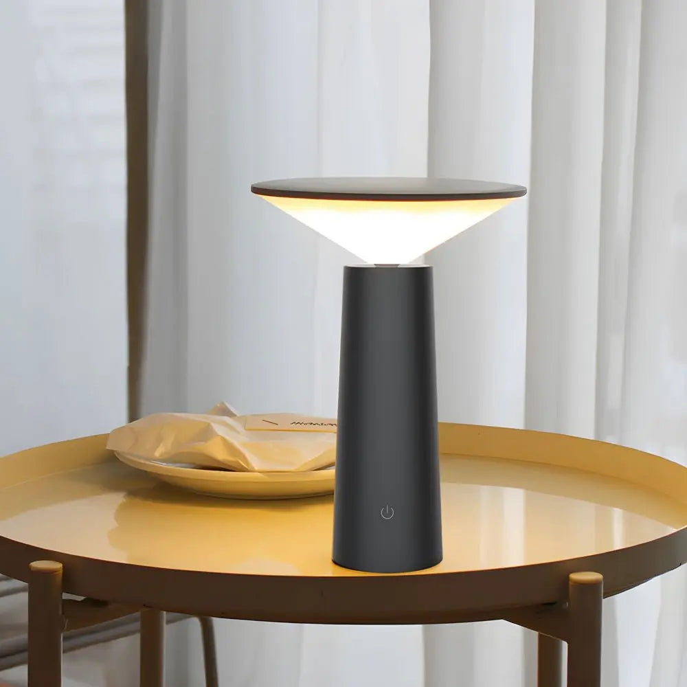 USB Rechargeable Rotatable LED Torch Downlight Table Lamp Luxe