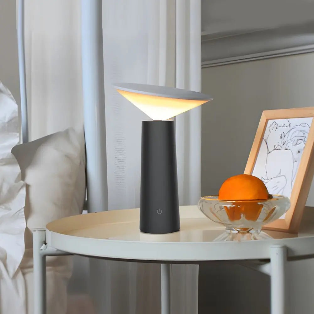 USB Rechargeable Rotatable LED Torch Downlight Table Lamp Luxe