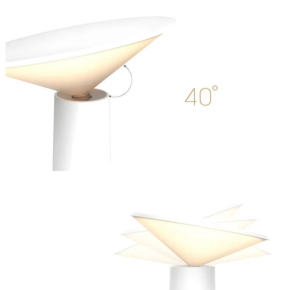 USB Rechargeable Rotatable LED Torch Downlight Table Lamp Luxe