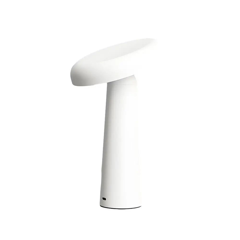 USB Rechargeable Touch Dimmable Table Lamp with Tiltable Mushroom Design Luxe