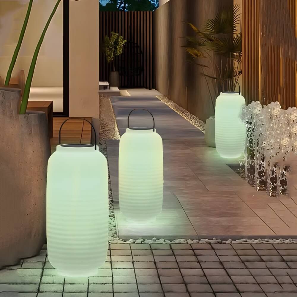 usbsolar portable led rgb outdoor sound lantern