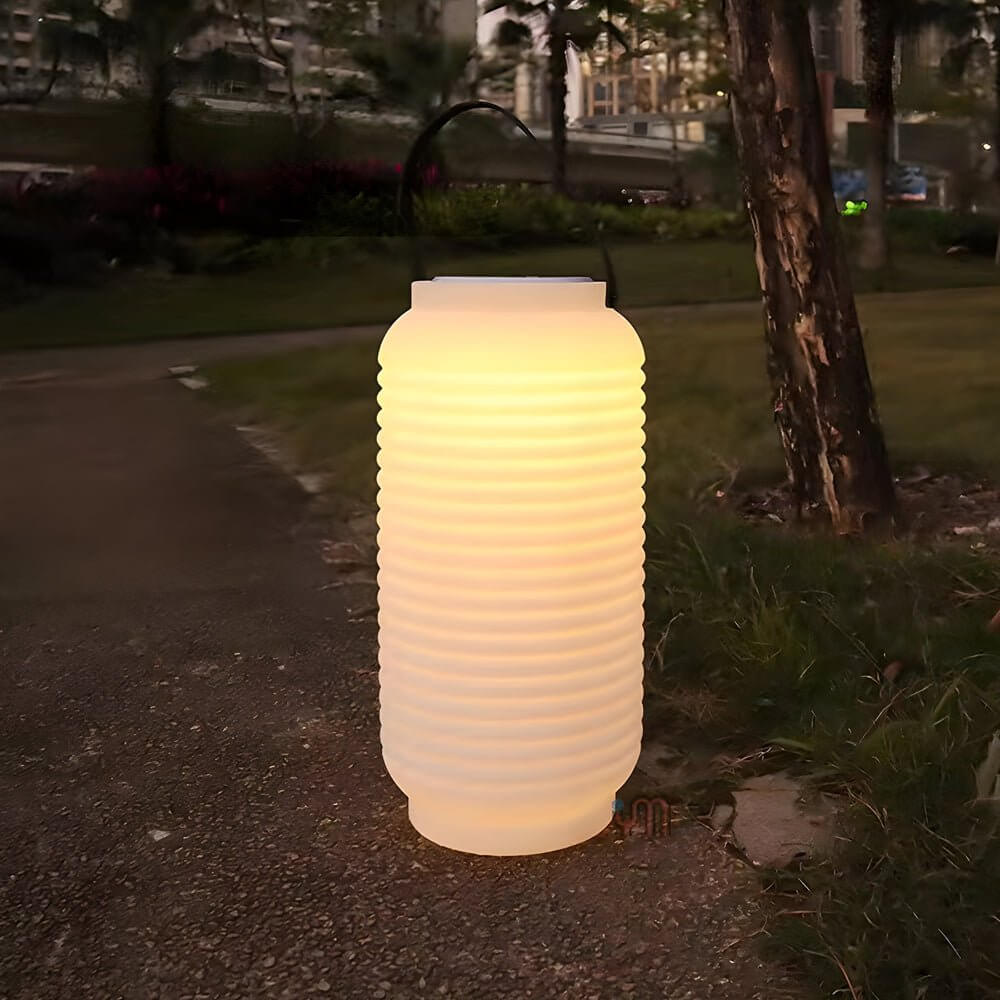 usbsolar portable led rgb outdoor sound lantern
